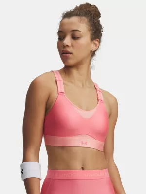 Dámská podprsenka UNDER ARMOUR INFINITY HIGH 2.0 BRA 1384112-600 RŮŽOVÁ