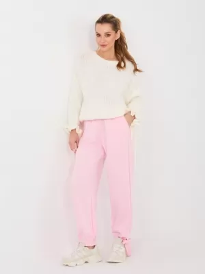 Dámské kalhoty ITALY MODA MI-SP-P6845.68 BRIGHT PINK