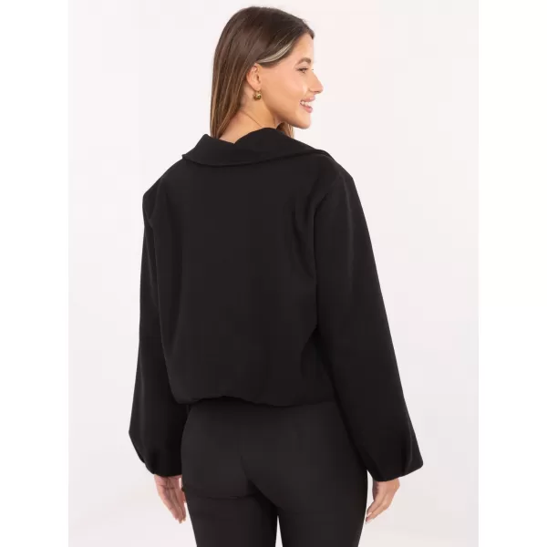  Dámská bunda RUE PARIS IT-KR-FL9725.08P NOIRE 