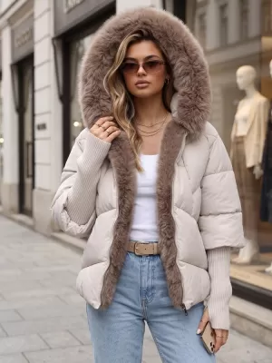 Dámská bunda DSTREET SVĚTLE ŠEDÁ