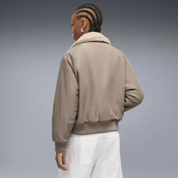  Dámská bunda PUMA REVERSIBLE BLOUSON HIGH LOFT LINING JACK 69456681 MOUSE GRAY 