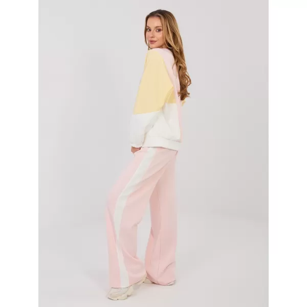 Dámská tepláková souprava RUE PARIS IT-KMPL-22210.95 BRIGHT PINK 