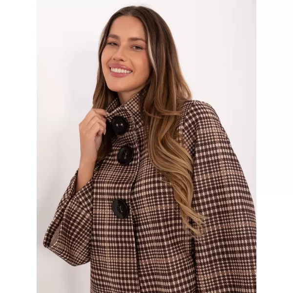  Dámský kabát ITALY MODA IT-PL-31820.25 BROWN 