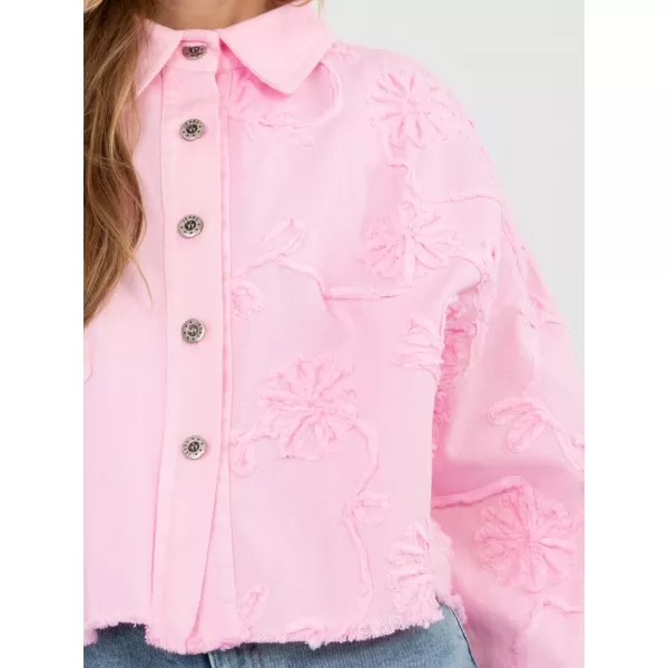 Dámská bunda RUE PARIS IT-KR-FL9993.77 BRIGHT PINK 