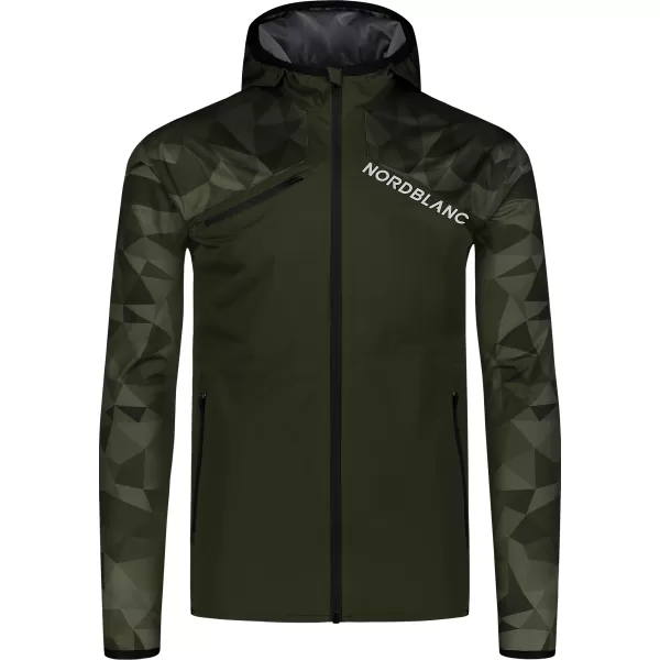  Pánská softshellová bunda NORDBLANC RIGHT NBSSM8321 ZELENÁ 