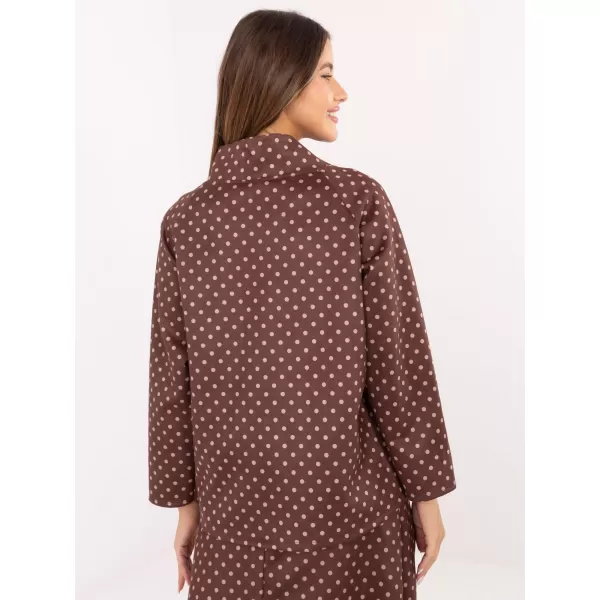  Dámská mikina ITALY MODA IT-BL-21613-1.87 BROWN 