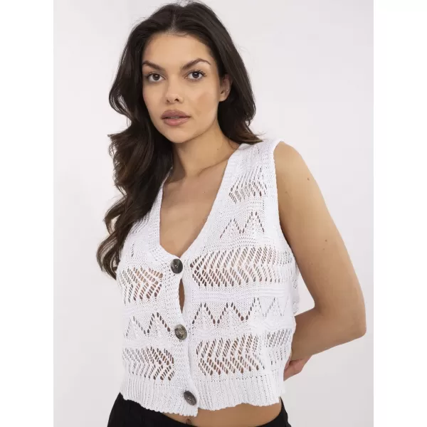  Dámský svetr SUBLEVEL D93076J90849A WHITE 