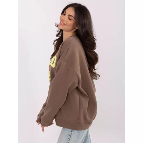  Dámská mikina FACTORY PRICE MJ-BL-H2501.75 DARK BEIGE 