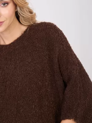 Dámský svetr FACTORY PRICE CH-SW-72996.26 DARK BROWN