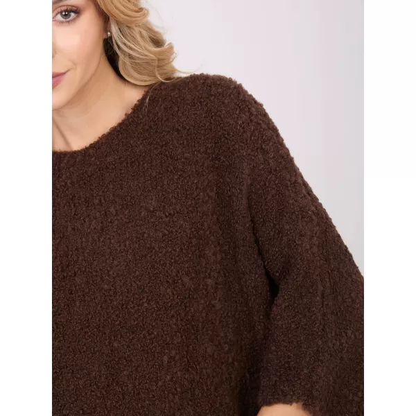  Dámský svetr FACTORY PRICE CH-SW-72996.26 DARK BROWN 