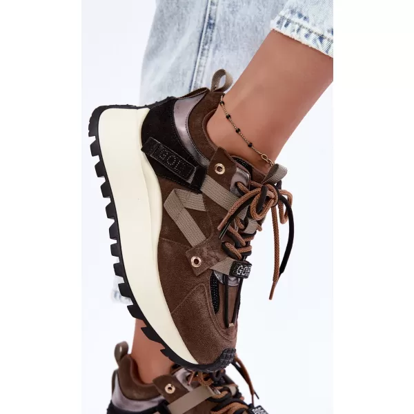  Dámské tenisky GOE UU2N4001 BROWN 