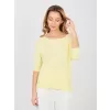Dámské triko RUE PARIS RV-BZ-A1187.36 BRIGHT YELLOW