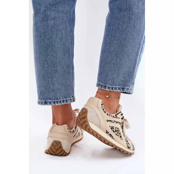  Dámské tenisky BIG STAR SHOES TT274549 BEIGE 