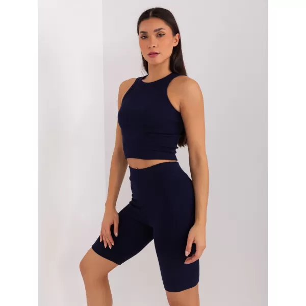  Dámský 3-dílný set MY RED LIPS EM-KMPL-828.14 WHITE-NAVY 
