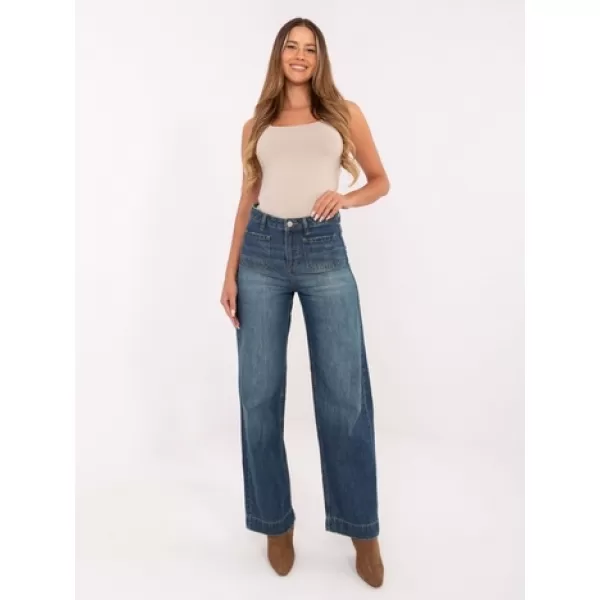  Dámské kalhoty SUBLEVEL D80018BB62456D285 DARK BLUE 