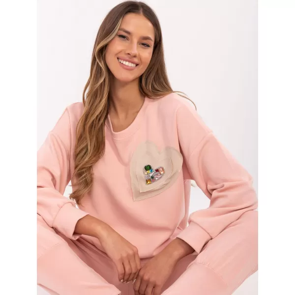  Dámská mikina ITALY MODA DHJ-BL-20322.72 PEACH 