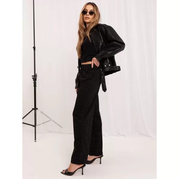  Dámské tepláky ITALY MODA IR-SP-YV5504.66 BLACK 