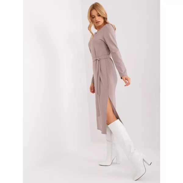  Dámské šaty LAKERTA LK-SK-509447.75P DARK BEIGE 
