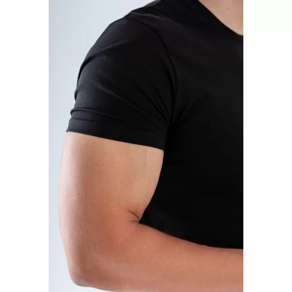  Pánské trička NEBBIA MIKE MUSCLE FIT 158 BLACK 