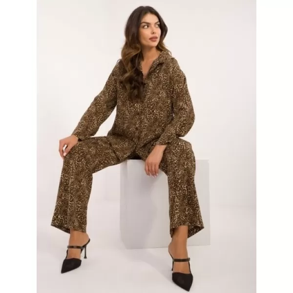  Dámský set ITALY MODA DHJ-KMPL-19588-4.77 DARK BEIGE 