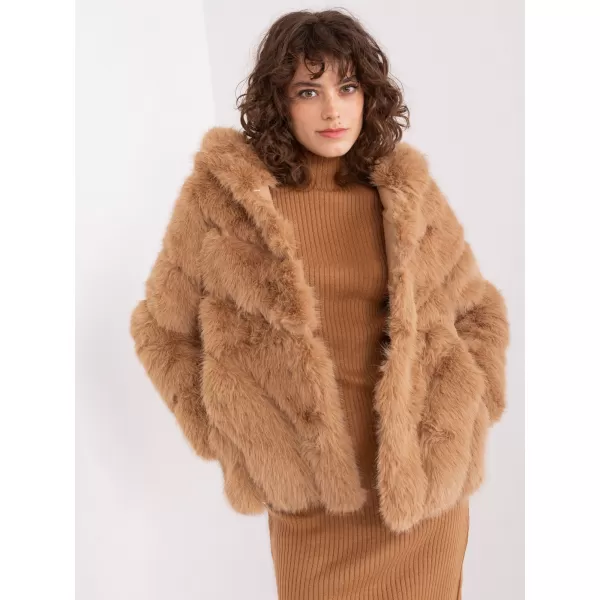  Dámská bunda WOOL FASHION ITALIA AT-KR-2386.00P CAMEL 