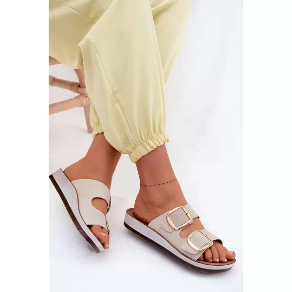  Dámské pantofle INBLU CP000061 BEIGE 
