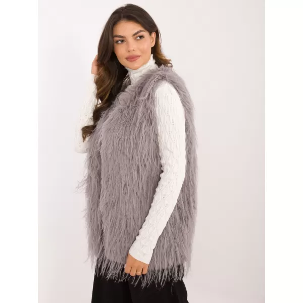  Dámská vesta WOOL FASHION ITALIA AT-KZ-2349-1.49 GRAY 