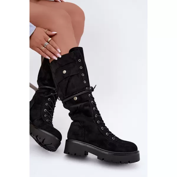  Dámské kozačky BOTO LQ-180 BLACK 