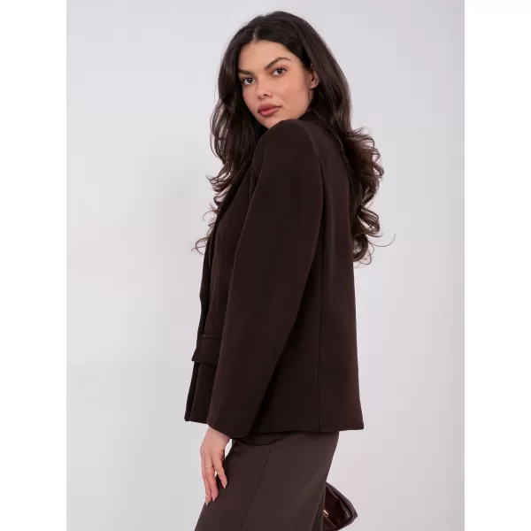  Dámská bunda RUE PARIS IT-KR-FL9559.02P DARK BROWN 