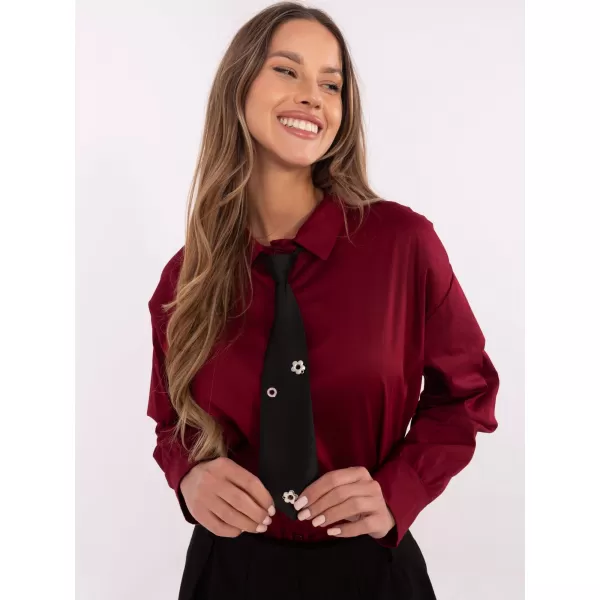  Dámská košile ITALY MODA DHJ-KS-9213.86 BURGUNDY 