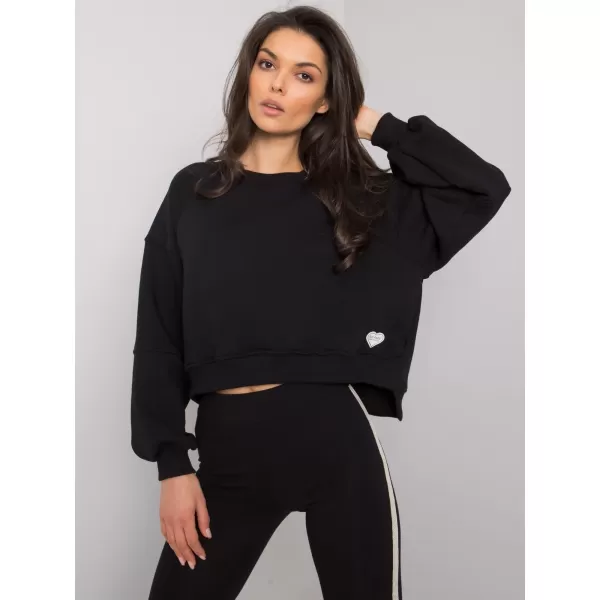  Dámská mikina RUE PARIS RV-BL-7334.69 NOIRE 