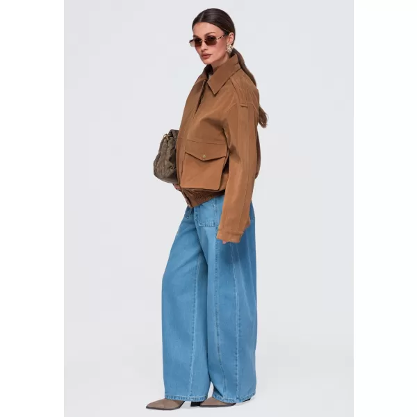  Dámská bunda OMBRE OW-JANP-0142 CAMEL 