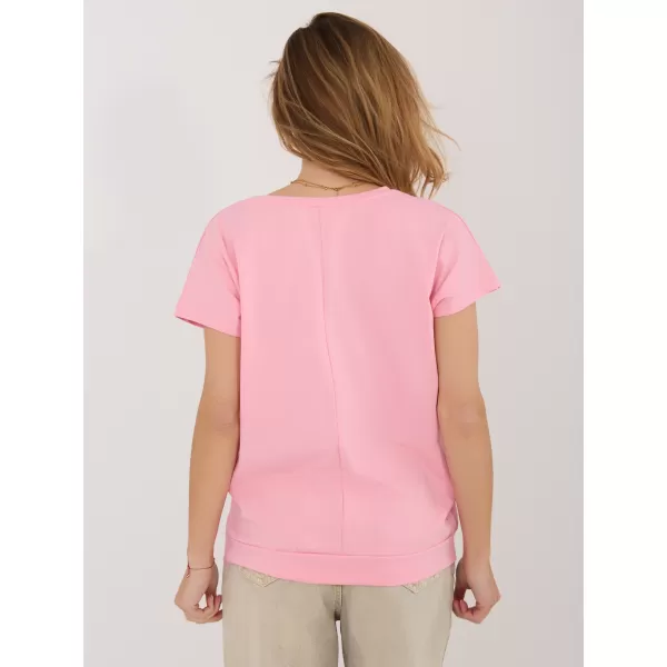  Dámské triko RUE PARIS RV-BZ-8837.67 BRIGHT PINK 