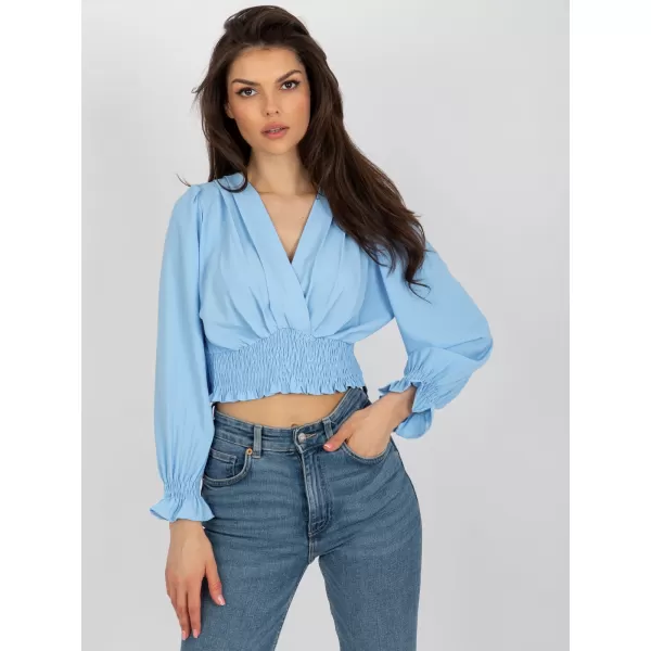  Dámská halenka ITALY MODA DHJ-BZ-13866.92P LIGHT BLUE 