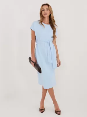 Dámské šaty RUE PARIS RV-SK-A1231.19 LIGHT BLUE