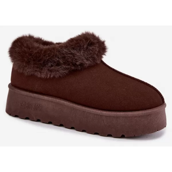  Dámské sněhule BIG STAR SHOES UU274203 BROWN/BEIGE SHADOWS 