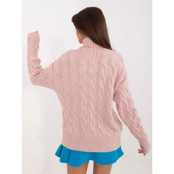  Dámský svetr WOOL FASHION ITALIA AT-SW-23445.00 BRIGHT PINK 