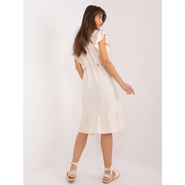  Dámské šaty ITALY MODA DHJ-SK-8921.21 LIGHT BEIGE 