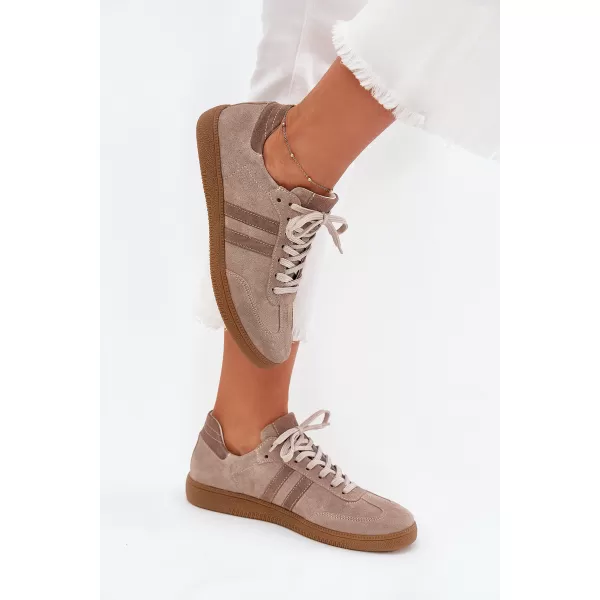  Dámské tenisky ZAZOO N1068/528/1065 BEIGE 
