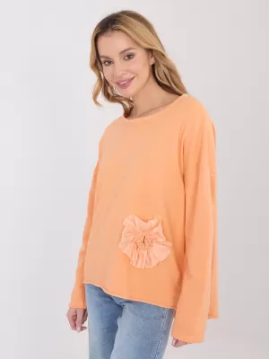 Dámská halenka FACTORY PRICE IT-BZ-6693.70 BRIGHT ORANGE