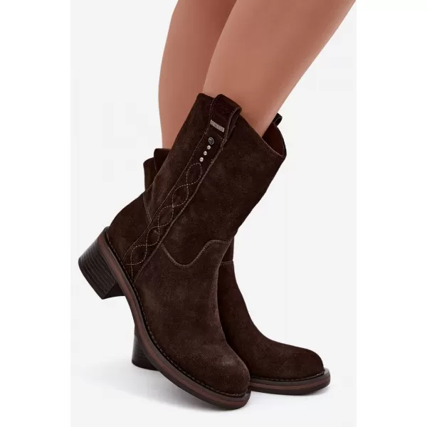  Dámské boty BIG STAR SHOES UU274607 CHOCOLATE 