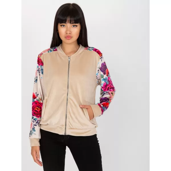  Dámská mikina RUE PARIS RV-BL-8235.38 BEIGE 