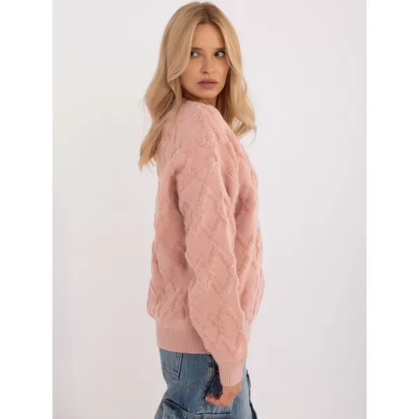  Dámský svetr WOOL FASHION ITALIA AT-SW-2361.61 BRIGHT PINK 