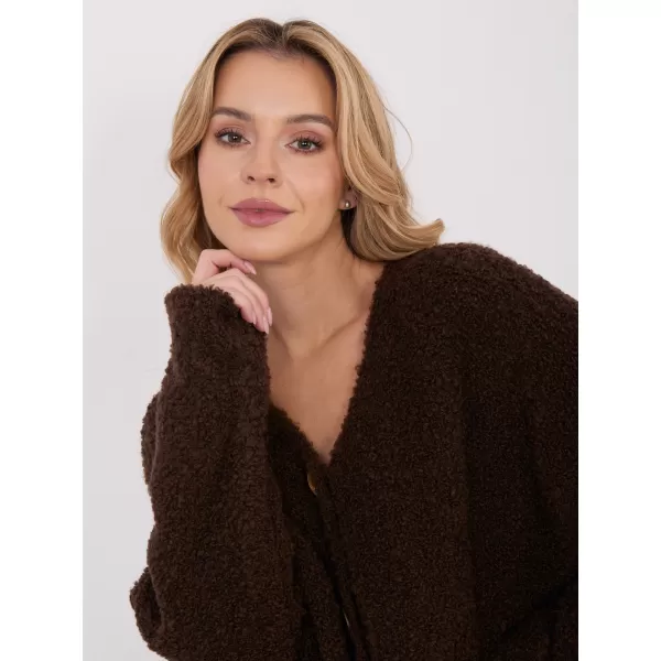  Dámský svetr FACTORY PRICE CH-SW-72981.05P DARK BROWN 