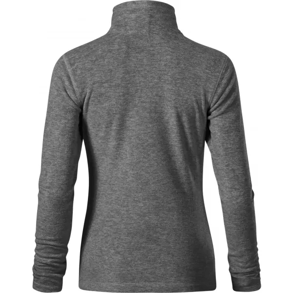  Dámská micro fleece mikina MALFINI FACTOR 853 ČERNÝ MELÍR 