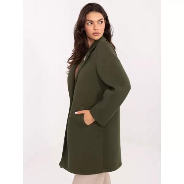  Dámský kabát RUE PARIS IT-PL-FL8153.60 KHAKI 