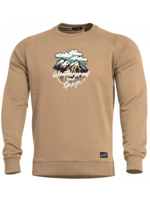 Pánská mikina PENTAGON HAWK WEATHERPROOF K09019-WE TAN BROWN