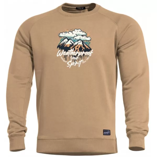  Pánská mikina PENTAGON HAWK WEATHERPROOF K09019-WE TAN BROWN 