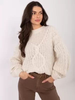 Dámský svetr FACTORY PRICE IN-SW-33831.25 LIGHT BEIGE