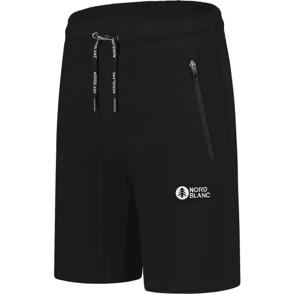  Pánské bavlněné kraťasy NORDBLANC RELAXEDFIT NBSPM8254 ČERNÁ 